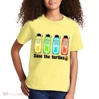 SKSKSK Save The Turtles Peace Kids T-Shirt thumb 2