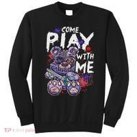 Scary Killer Teddy Bear Pastel Goth Style Creepy Kawaii Sweatshirt thumb 0