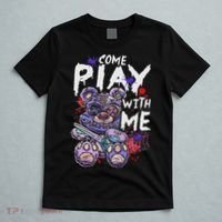 Scary Killer Teddy Bear Pastel Goth Style Creepy Kawaii T-Shirt thumb 5