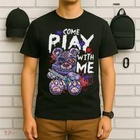 Scary Killer Teddy Bear Pastel Goth Style Creepy Kawaii T-Shirt thumb 6