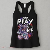 Scary Killer Teddy Bear Pastel Goth Style Creepy Kawaii Women's Tank Top thumb 3