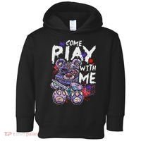 Scary Killer Teddy Bear Pastel Goth Style Creepy Kawaii Toddler Hoodie thumb 0