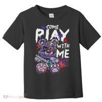 Scary Killer Teddy Bear Pastel Goth Style Creepy Kawaii Toddler T-Shirt thumb 0