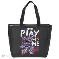 Scary Killer Teddy Bear Pastel Goth Style Creepy Kawaii Tote Bag thumb 0