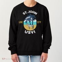 St. Kitts Tropical Flower Vacation Beach Women's Sweatshirt thumb 0