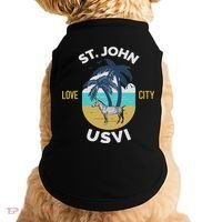 St. Kitts Tropical Flower Vacation Beach Doggie Tank thumb 0