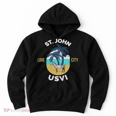 St. Kitts Tropical Flower Vacation Beach Hoodie
