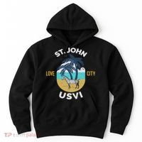 St. Kitts Tropical Flower Vacation Beach Hoodie thumb 0