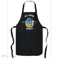 St. Kitts Tropical Flower Vacation Beach Apron thumb 0