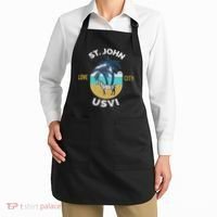 St. Kitts Tropical Flower Vacation Beach Apron thumb 2