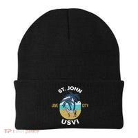 St. Kitts Tropical Flower Vacation Beach Beanie thumb 0