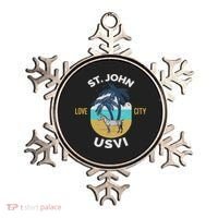 St. Kitts Tropical Flower Vacation Beach Ornament thumb 0