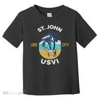 St. Kitts Tropical Flower Vacation Beach Toddler T-Shirt thumb 0