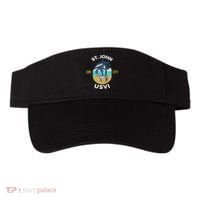 St. Kitts Tropical Flower Vacation Beach Visor thumb 0