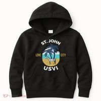St. Kitts Tropical Flower Vacation Beach Kids Hoodie thumb 0