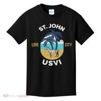 St. Kitts Tropical Flower Vacation Beach Kids T-Shirt thumb 0