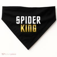 Spider King Tarantula Spider Dad Gift USA-Made Doggie Bandana thumb 0