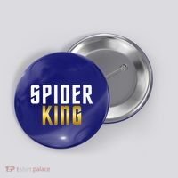 Spider King Tarantula Spider Dad Gift Button thumb 0