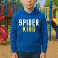 Spider King Tarantula Spider Dad Gift Kids Hoodie thumb 2