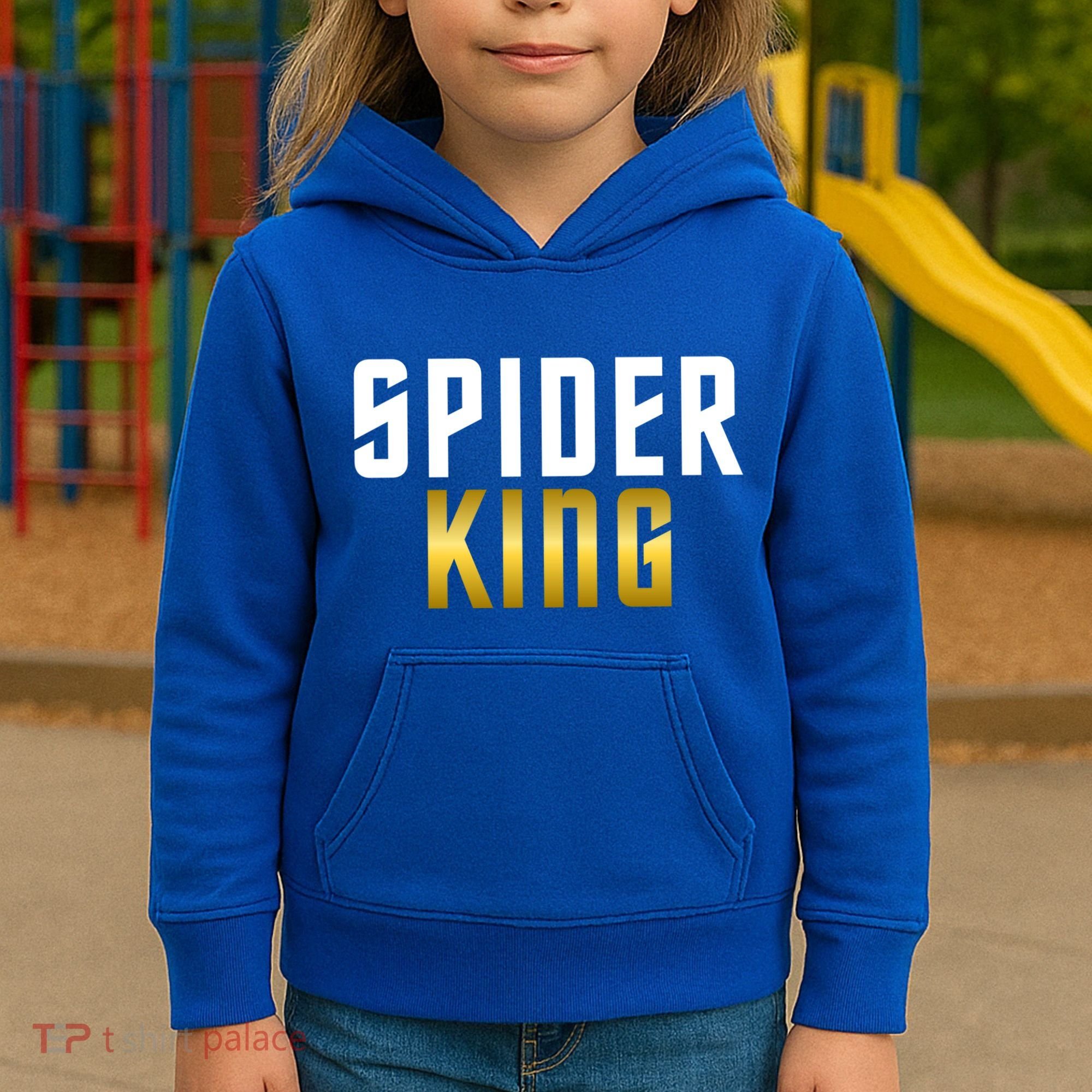 Spider King Tarantula Spider Dad Gift Kids Hoodie