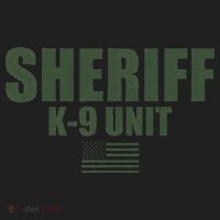 Sheriff K9 Unit Police Flag Uniform Women's Sweatshirt thumb 2