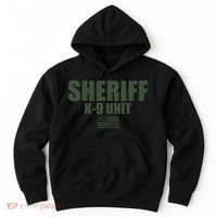 Sheriff K9 Unit Police Flag Uniform Hoodie thumb 0