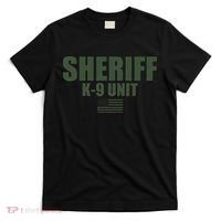 Sheriff K9 Unit Police Flag Uniform T-Shirt thumb 0