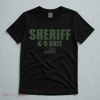 Sheriff K9 Unit Police Flag Uniform T-Shirt thumb 5