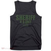 Sheriff K9 Unit Police Flag Uniform Tank Top thumb 0
