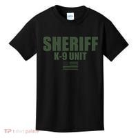 Sheriff K9 Unit Police Flag Uniform Kids T-Shirt thumb 0