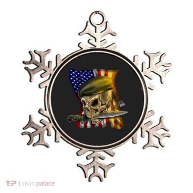 Skull Beret Military Ornament