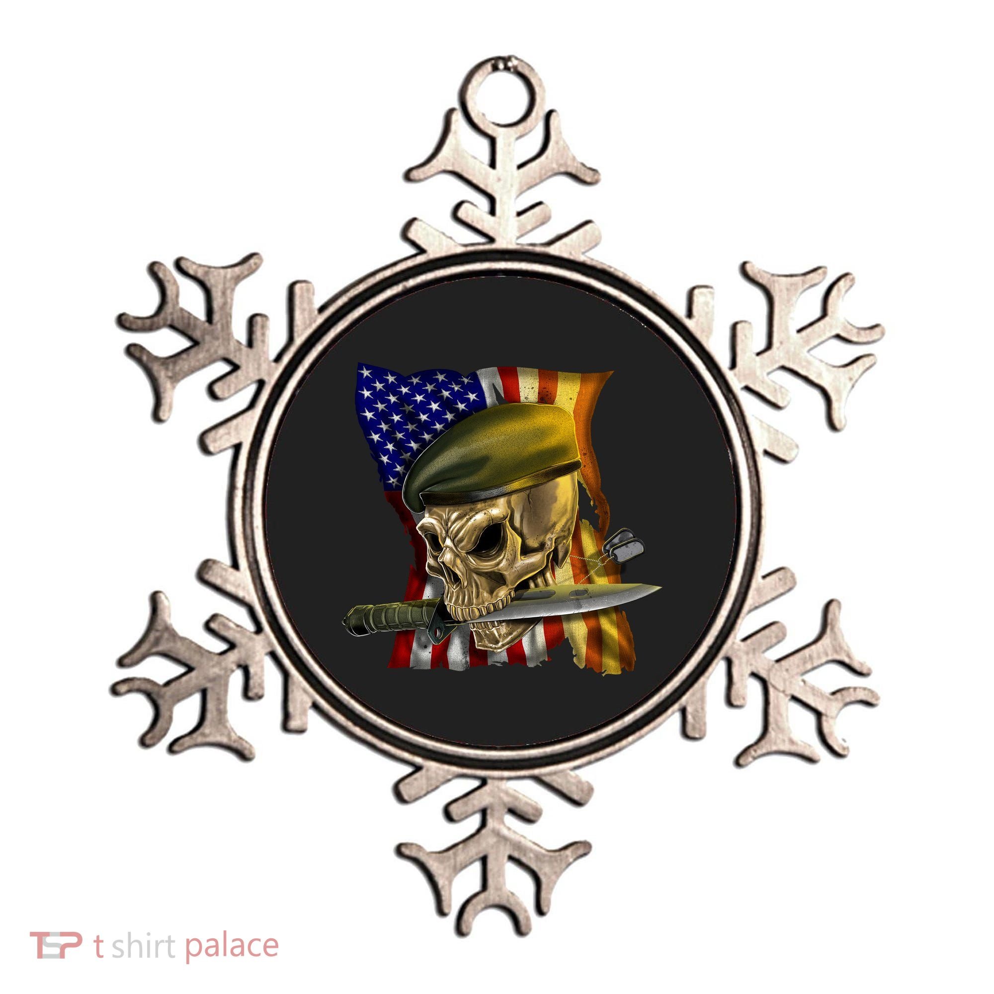 Skull Beret Military Ornament