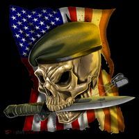 Skull Beret Military Toddler T-Shirt thumb 4