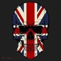 Skull Face British Flag Women's Sweatshirt thumb 2