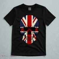 Skull Face British Flag T-Shirt thumb 5