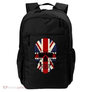 Skull Face British Flag Backpack
