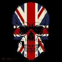 Skull Face British Flag Mousepad thumb 1