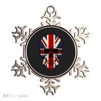 Skull Face British Flag Ornament thumb 0