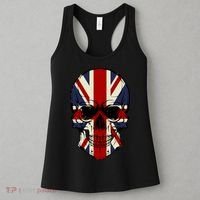 Skull Face British Flag Women's Tank Top thumb 3