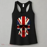 Skull Face British Flag Women's Tank Top thumb 3