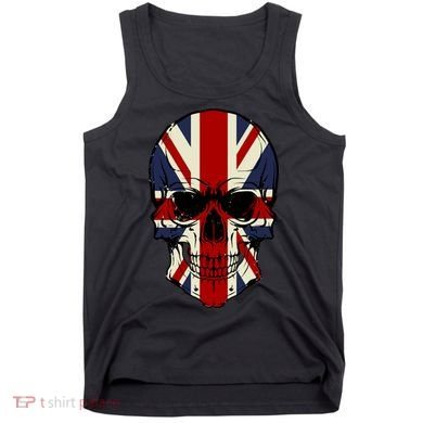 Skull Face British Flag Tank Top