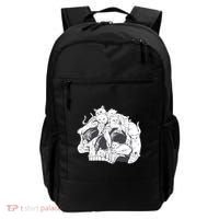 Skull Head With Cats Backpack thumb 0
