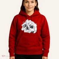 Skull Head With Cats Hoodie thumb 5