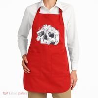 Skull Head With Cats Apron thumb 2