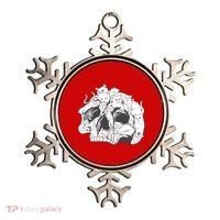 Skull Head With Cats Ornament thumb 0