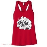 Skull Head With Cats Women's Tank Top thumb 0