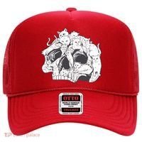 Skull Head With Cats Hat thumb 0
