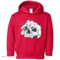 Skull Head With Cats Toddler Hoodie thumb 0