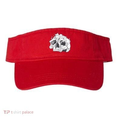 Skull Head With Cats Visor