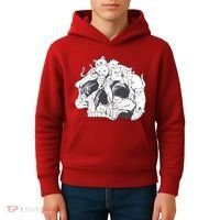 Skull Head With Cats Kids Hoodie thumb 4